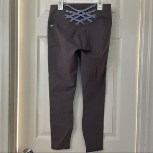Fabletics leggings with criss-cross detail. NWT